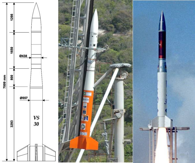 Brasil prueba el cohete de sondeo VS-30 con combustible líquido Vs-30